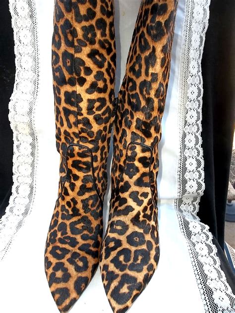 Katerina Leopard Calf Hair Knee